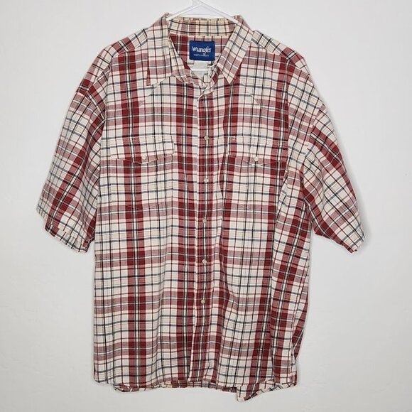 Wrangler Men's Short Sleeve Button Down Shirt Size XXL - Picture 1 of 5